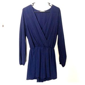 Navy blue romper